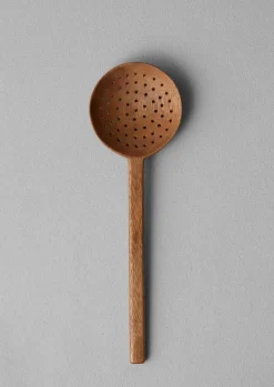 Tableware-TOAST Acacia Wood Slotted Spoon NaturalWood