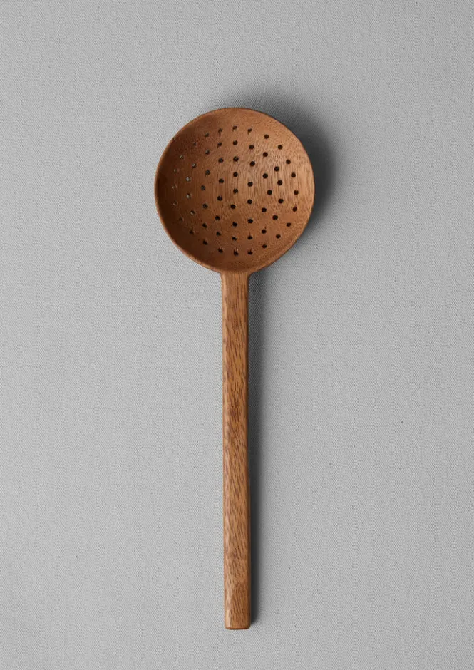 Tableware-TOAST Acacia Wood Slotted Spoon NaturalWood