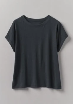 Jersey|Tops & Tees-TOAST Alda Organic Cotton Easy Tee Coal