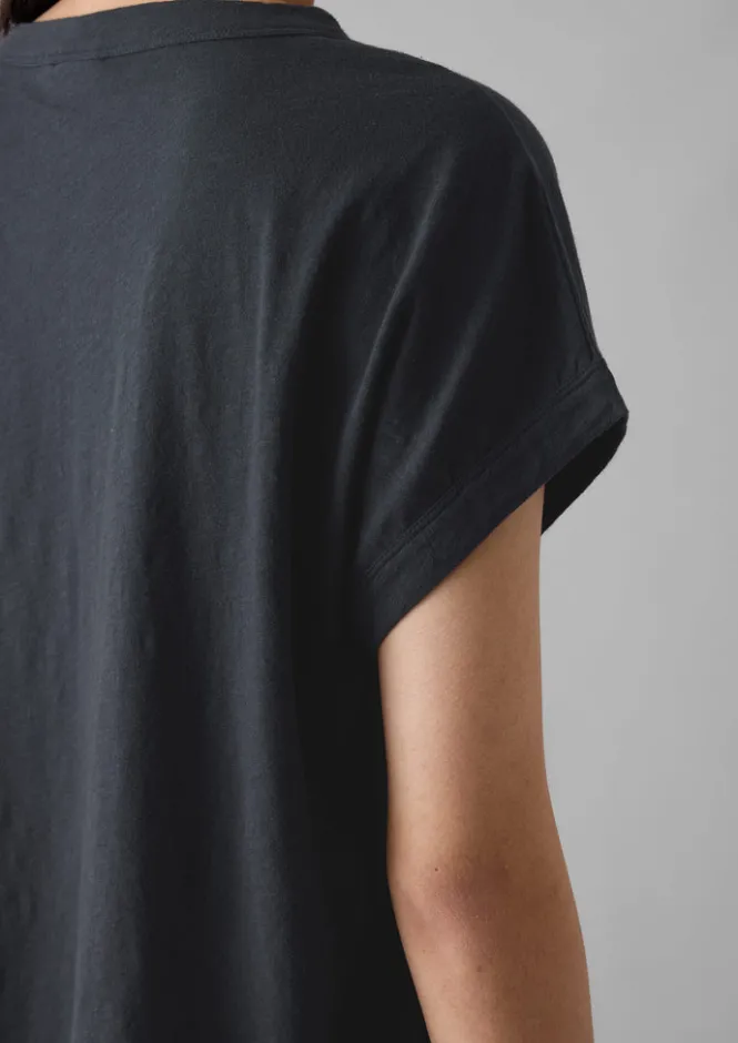 Jersey|Tops & Tees-TOAST Alda Organic Cotton Easy Tee Coal