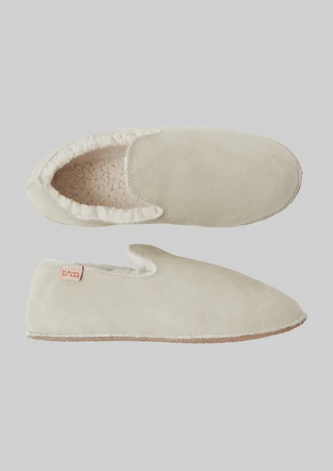 Slippers|Nightwear-TOAST Babbi Charentaise Slippers Stone