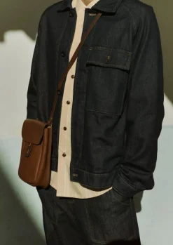 Denim|Workwear-TOAST Cotton Hemp Denim Jacket Indigo