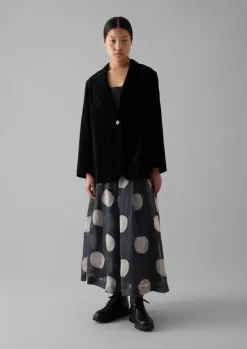 Velvet|Coats & Jackets-TOAST Cotton Velvet Jacket BrownSlate