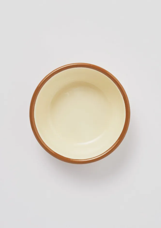Outdoor|Kitchen-TOAST Enamel Bowl Cumin/Cream