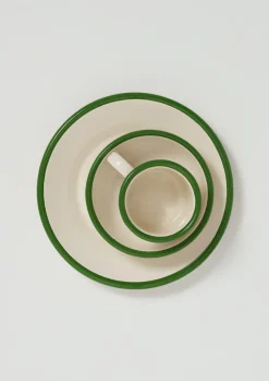 Outdoor-TOAST Enamel Mug Cream/Leaf