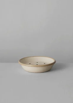 Bathroom-TOAST Enamel Soap Dish Putty/Cream