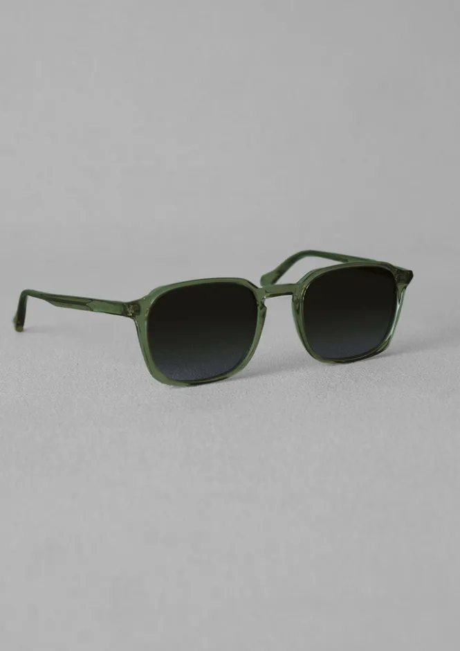 Sunglasses-TOAST Finlay and Co Chepstow Sunglasses BottleGreen