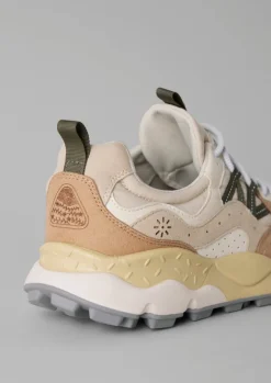 Trainers & Plimsolls-TOAST Flower Mountain Yamano Kaiso Trainers Ecru/Beige