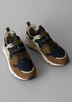 Trainers & Plimsolls-TOAST Flower Mountain Yamano Kaiso Trainers Navy/Sage