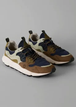 Trainers & Plimsolls-TOAST Flower Mountain Yamano Kaiso Trainers Navy/Sage