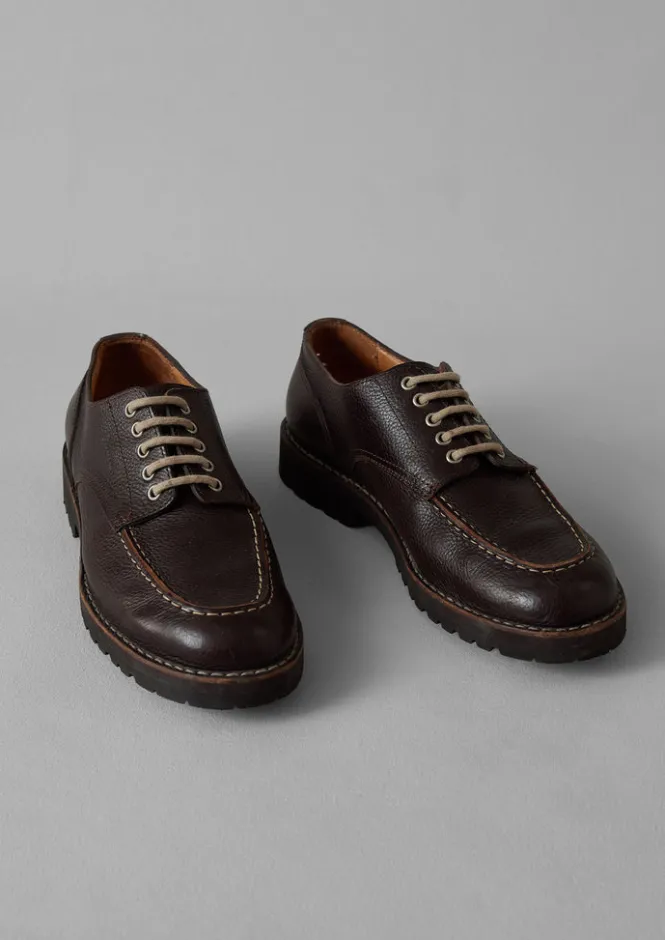 Shoes-TOAST Fracap Postman Shoes DarkBrown