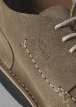 Shoes-TOAST Fracap Suede Camp Shoes Grey