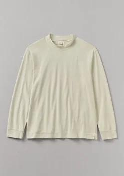 Tops & Tees-TOAST Garment Dyed Cotton Long Sleeve Tee Soya