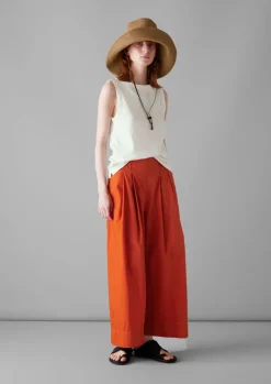 Jersey|Tops & Tees-TOAST Garment Dyed Organic Cotton Tank Top Chalk