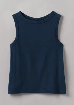 Jersey|Tops & Tees-TOAST Garment Dyed Organic Cotton Tank Top DuffleBlue