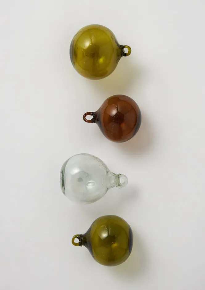 Glass|Christmas Decorations-TOAST Hand Blown Glass Bauble Set Multi