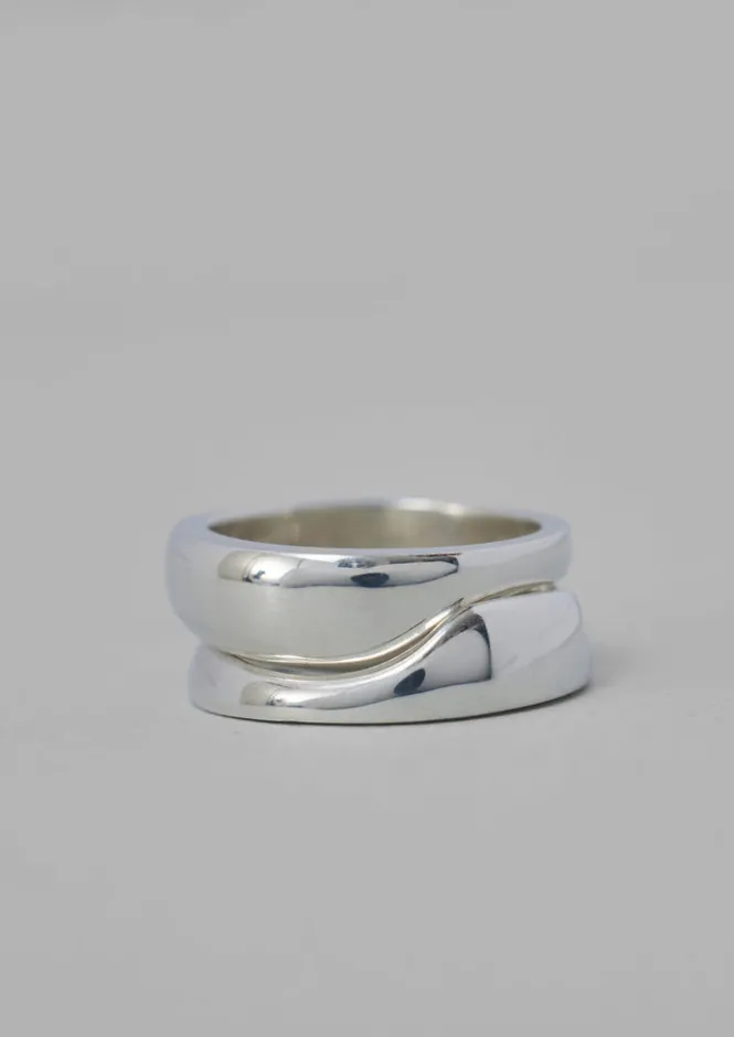 Jewellery-TOAST Helena Rohner Organic Stacking Ring Silver