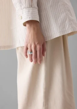 Jewellery-TOAST Helena Rohner Organic Stacking Ring Silver