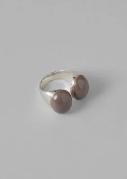Jewellery-TOAST Helena Rohner Porcelain Ring Taupe