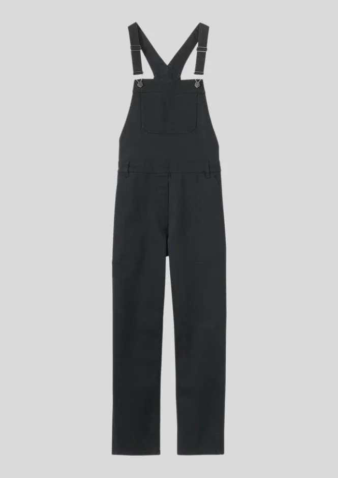 Denim|Jumpsuits-TOAST Jessa Denim Dungarees Black