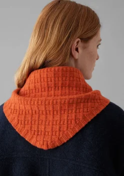 Hats, Scarves & Gloves-TOAST Knitted Wool Bandana Ember