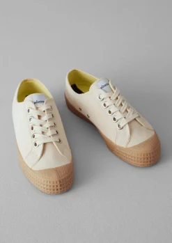 Trainers & Plimsolls-TOAST Novesta Star Master Plimsolls Ecru/Transparent