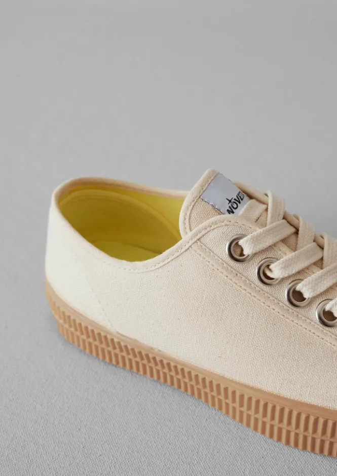 Trainers & Plimsolls-TOAST Novesta Star Master Plimsolls Ecru/Transparent