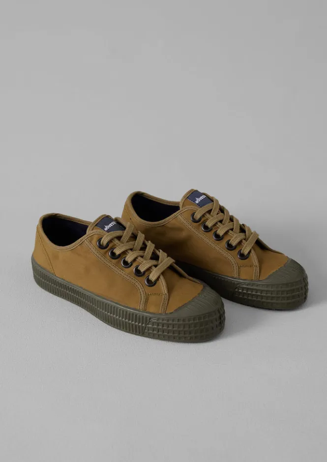 Trainers & Plimsolls-TOAST Novesta Star Master Waxed Cotton Plimsolls Bark