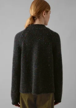 Knitwear-TOAST Orla Donegal Wool Sweater Galaxy
