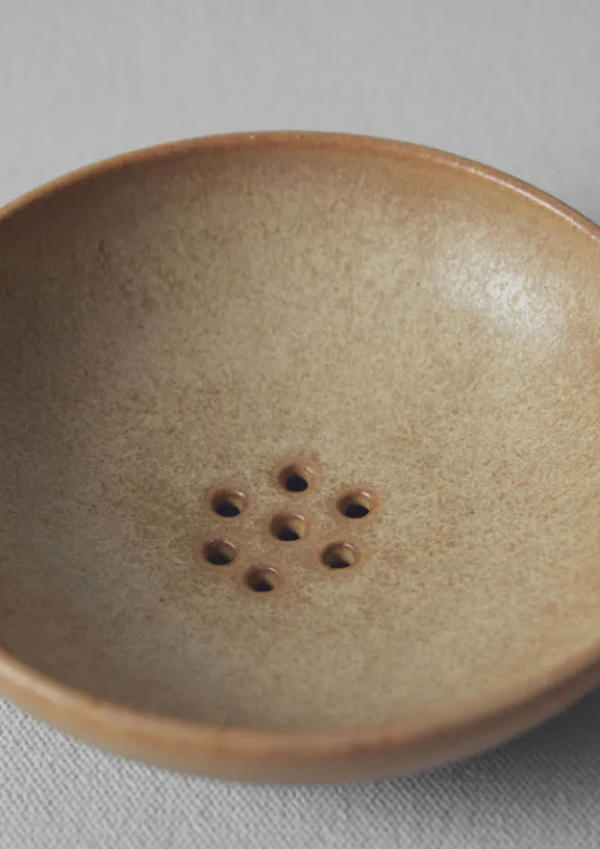 Ceramics-TOAST Rebecca Proctor Soap Dish Ochre