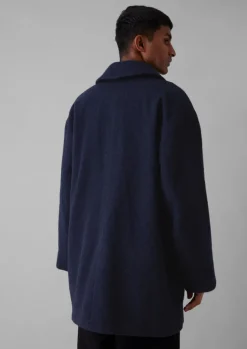Coats & Jackets-TOAST Relaxed Wool Coat Navy