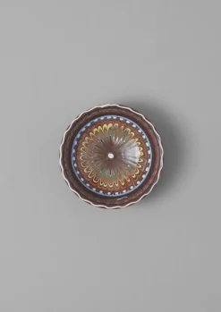Ceramics-TOAST Romanian Horezu Bowl Cocoa/Multi