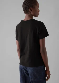 Jersey|Tops & Tees-TOAST Sadie Organic Cotton Boy Tee CarbonBlack