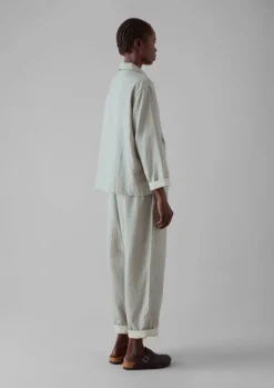 Nightwear-TOAST Soft Double Faced Cotton Pyjamas GreyMelange/SoftClay