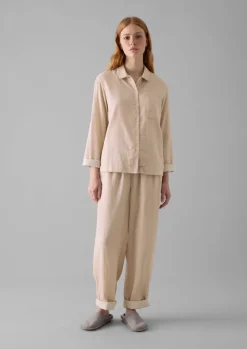 Nightwear-TOAST Soft Double Faced Cotton Pyjamas SoftHeather/Celery