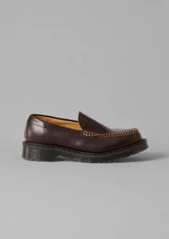 Shoes-TOAST Solovair Leather Loafers Cordovan