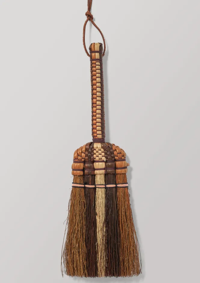 Outdoor|Kitchen-TOAST Sorghum Stripe Short Handled Brush Cocoa