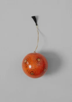 Christmas Decorations-TOAST Starburst Hand Painted Bauble BrightCoral
