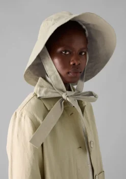Hats, Scarves & Gloves-TOAST Studio Kettle Waxed Cotton Hat Concrete