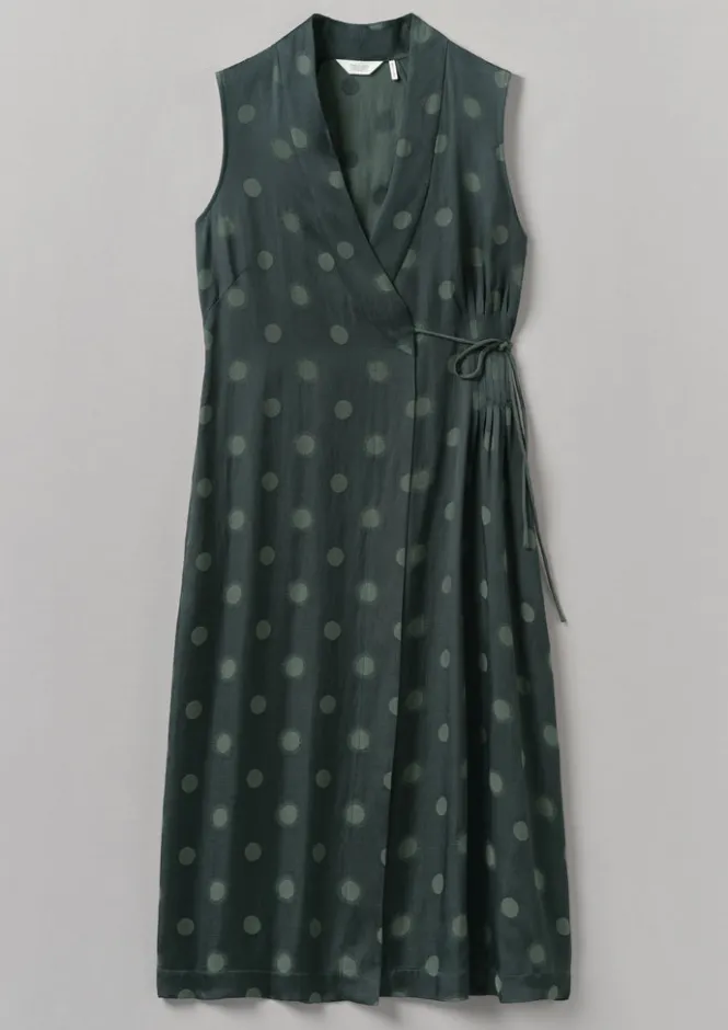 Dresses-TOAST Sun and Moon Jacquard Dress Oil