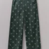 Trousers-TOAST Sun and Moon Jacquard Trousers Oil