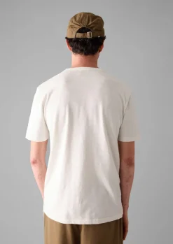 Tops & Tees-TOAST Theo Organic Cotton Short Sleeve Tee Chalk