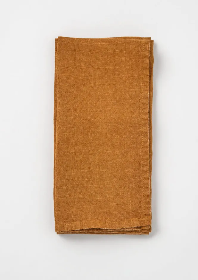 Textiles|Tableware-TOAST Washed Linen Napkin StarAnise