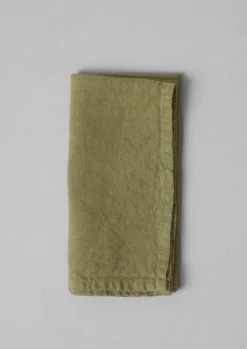 Textiles|Kitchen-TOAST Washed Linen Napkin Olivine